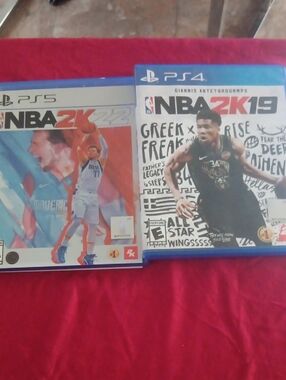 2 NBA Games  PS4 NBA2K19& NBA2K22 For PS5